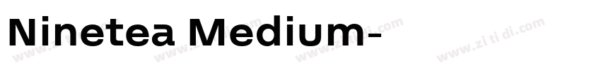 Ninetea Medium字体转换